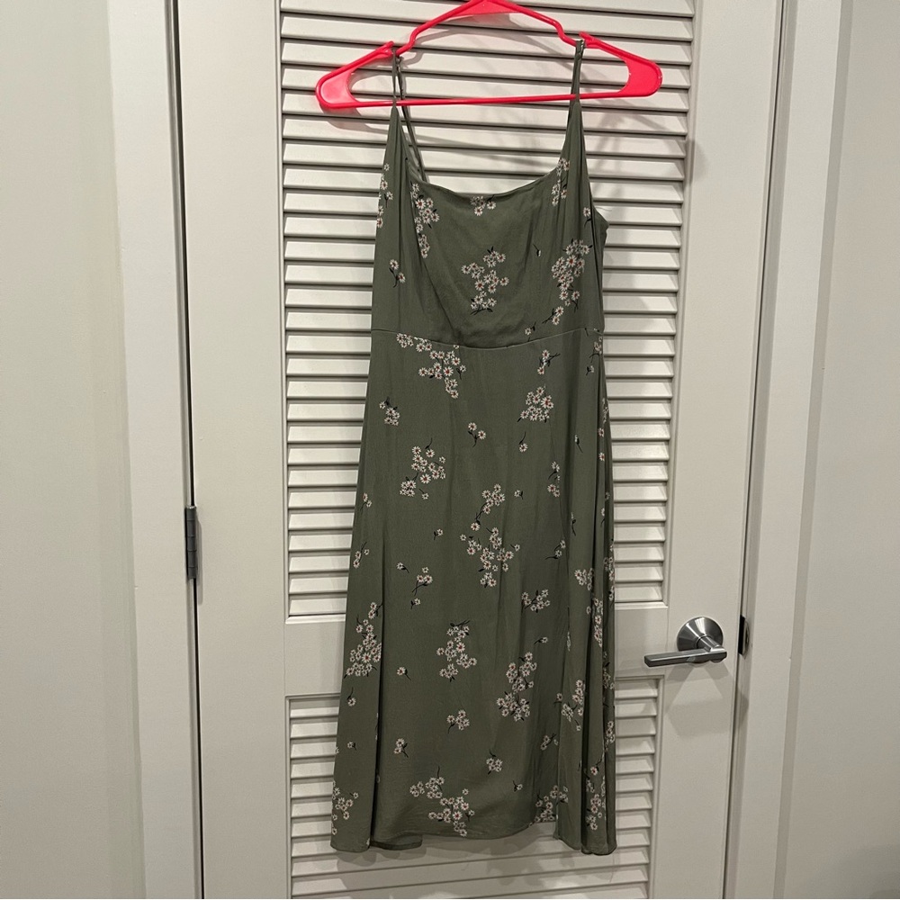 Row A Square Neck MIDI Dress - Picture 2 of 5